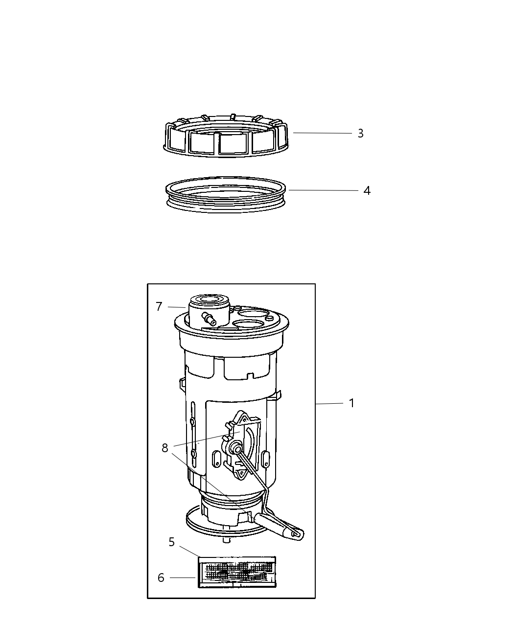 Mopar 5114296AA Fuel Pump Module/Level Unit