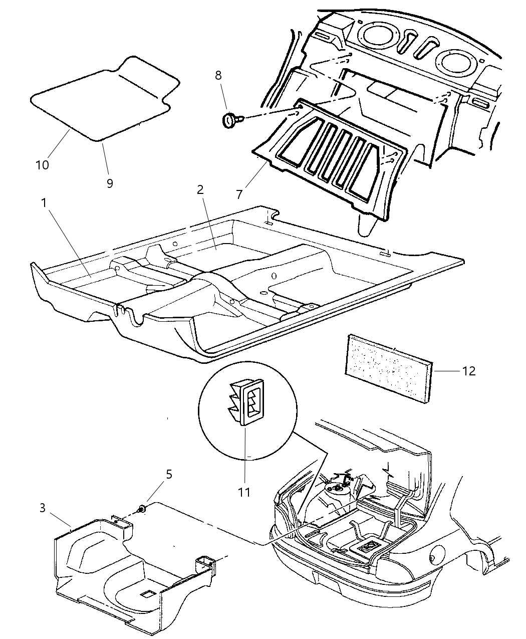 Mopar 5016811AA Latch Pkg-DECKLID