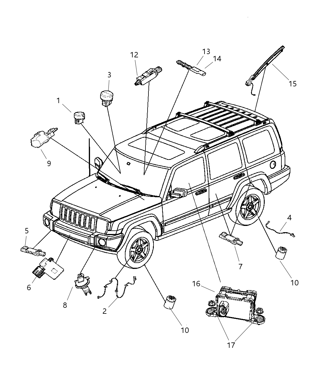 Mopar 55396910AB Sensor-Pinch