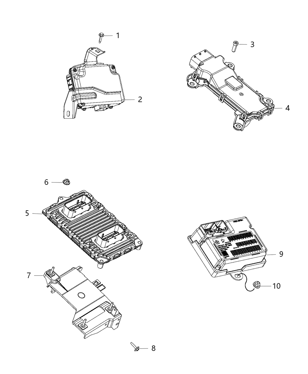 Mopar 68226697AA Cover-Engine Control Module