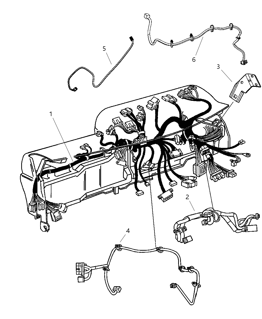 Mopar 68045552AB Wiring-Instrument Panel