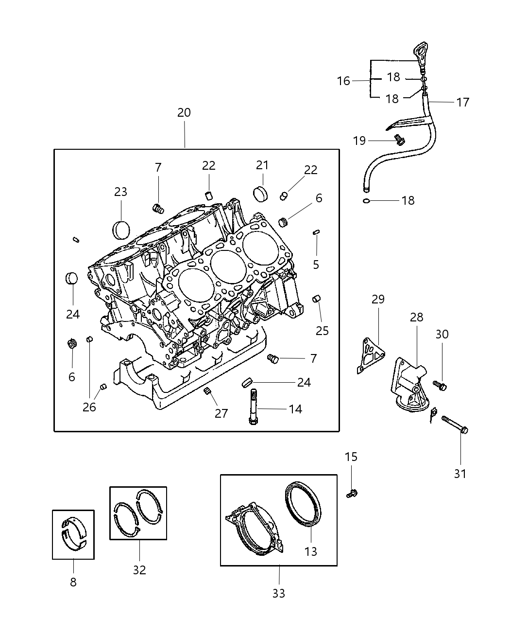 Mopar MD976066 Gasket Pkg Engine Overhaul