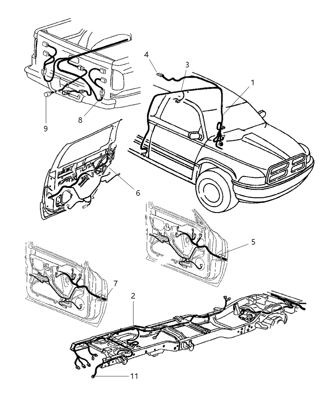 Mopar 56020657AB Wiring-Seat