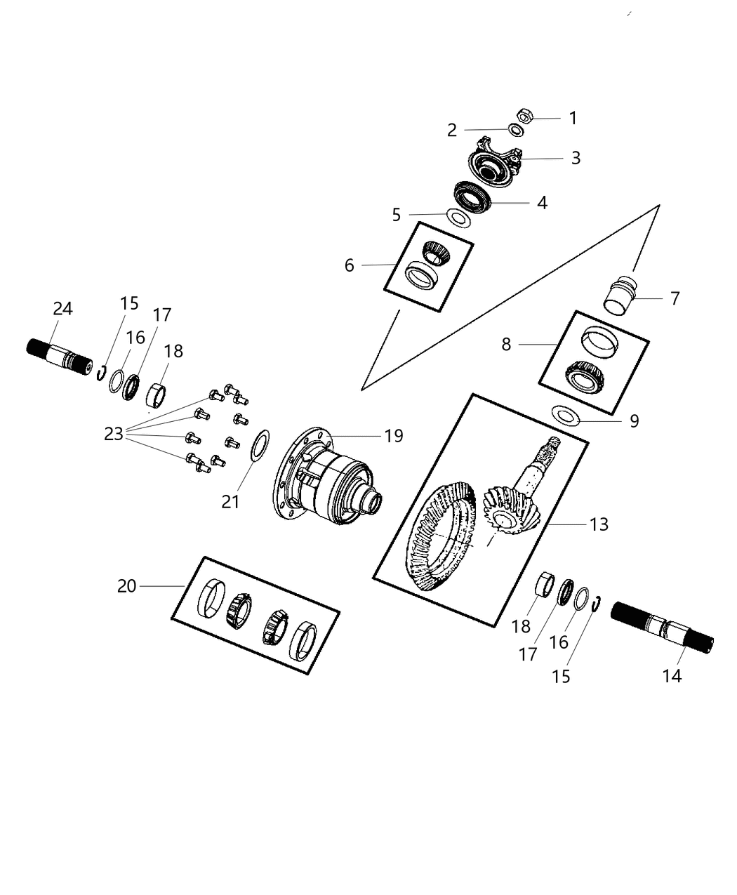 Mopar 68184320AA Ring-Differential