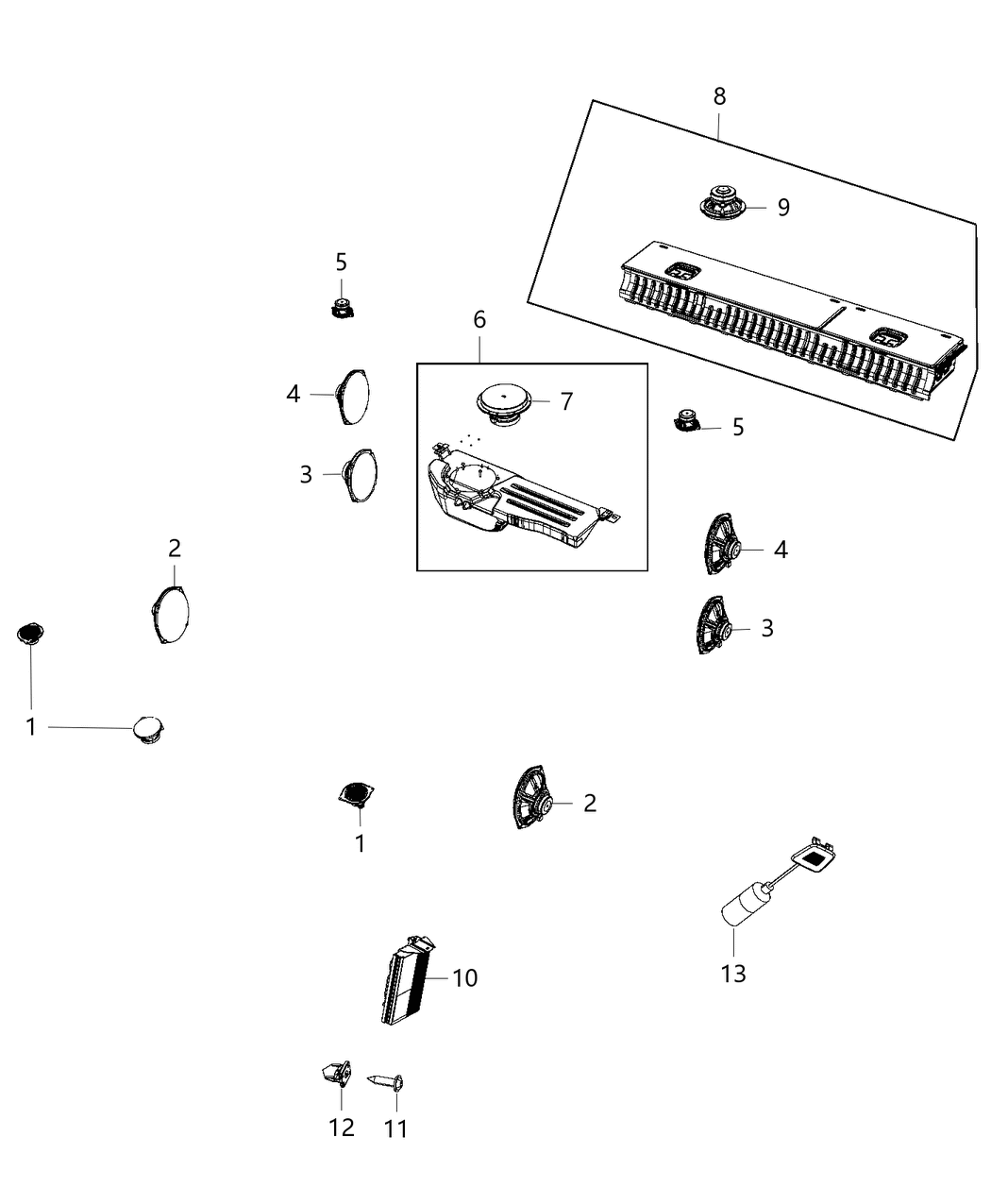 Mopar 1MH951L1AA Bin-Storage