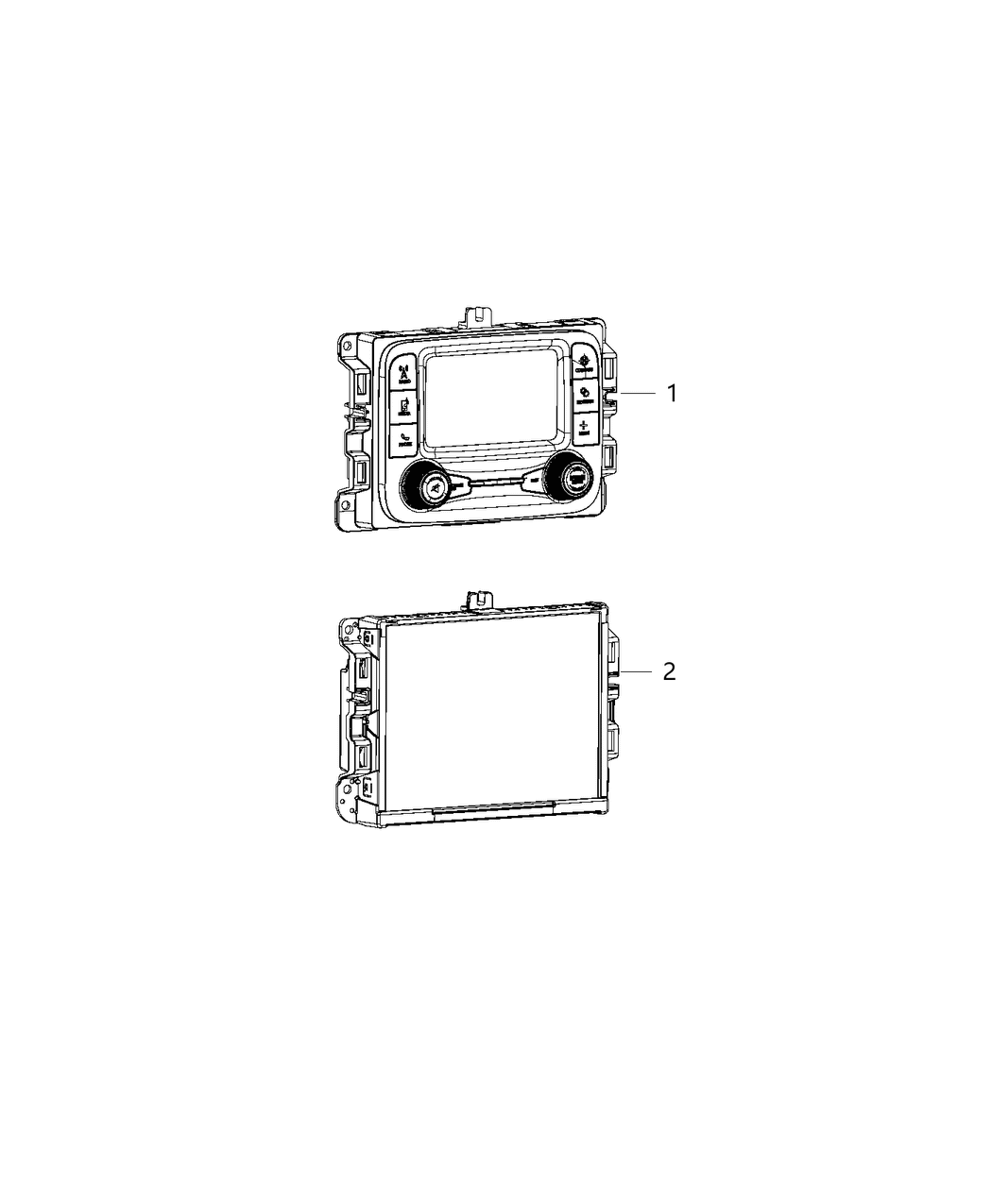 Mopar 68331633AH Radio-Multi Media