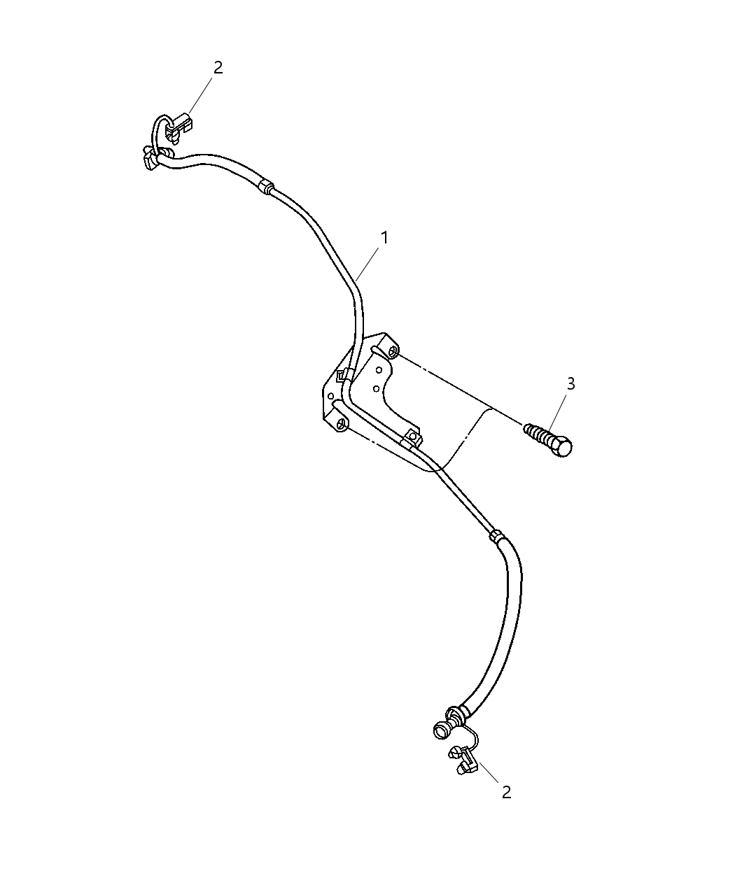 Mopar 55366030AA Bracket-Fuel Line