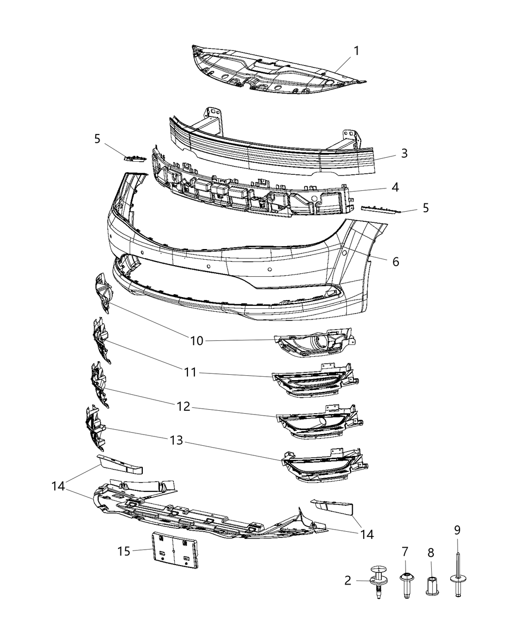 Mopar 68305426AA FASCIA