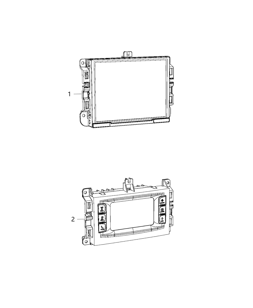 Mopar 68301361AB Radio-Multi Media