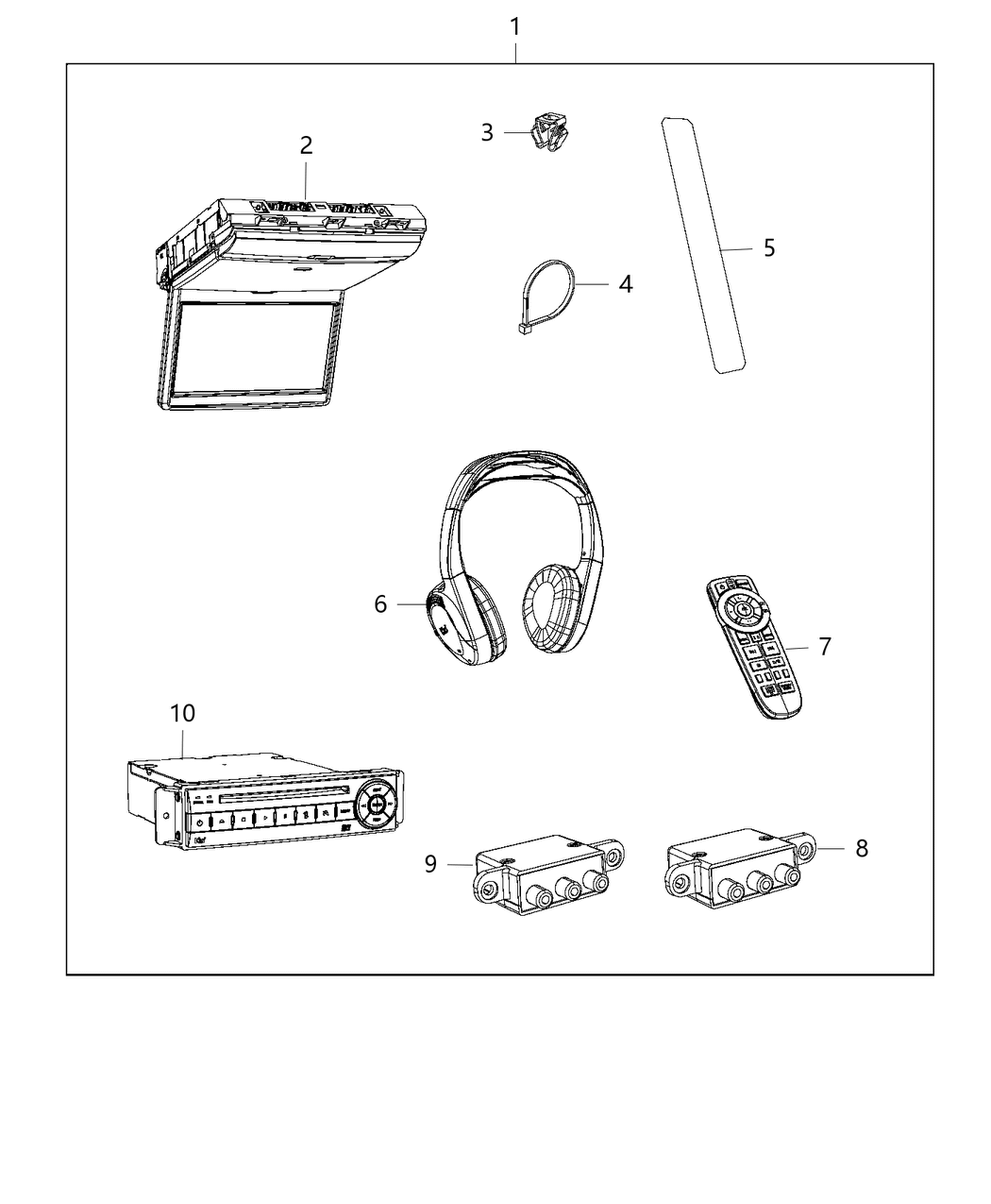 Mopar 68004933AA Harness-Overlay