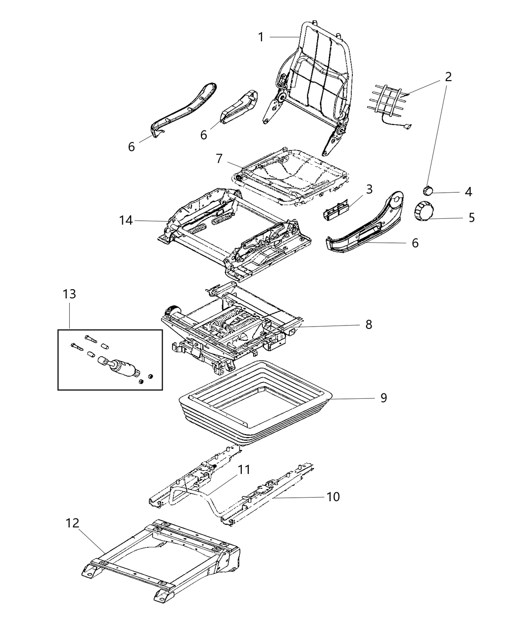 Mopar 68236994AA ABSORBER-Suspension