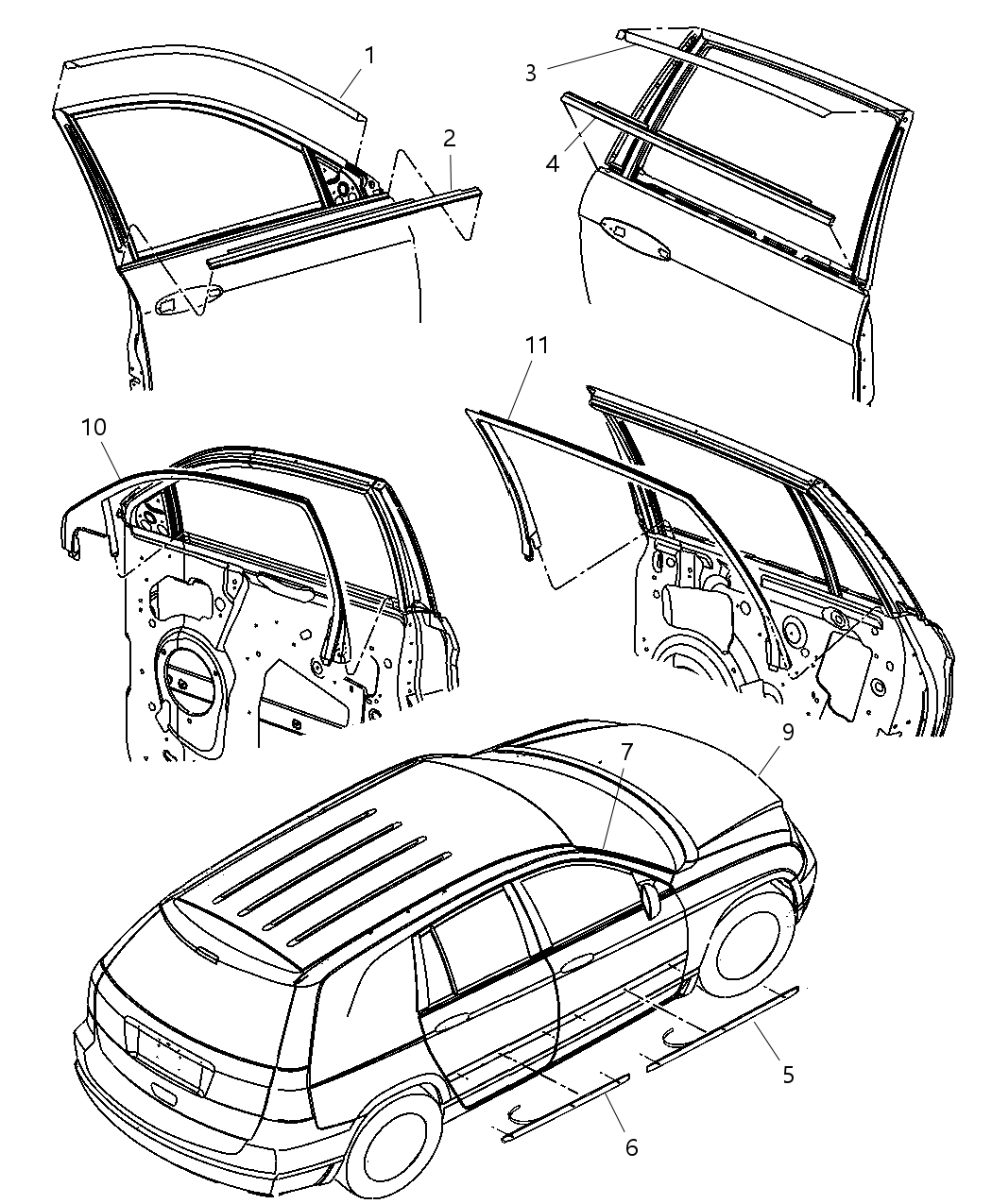 Mopar 4894406AA Overlay