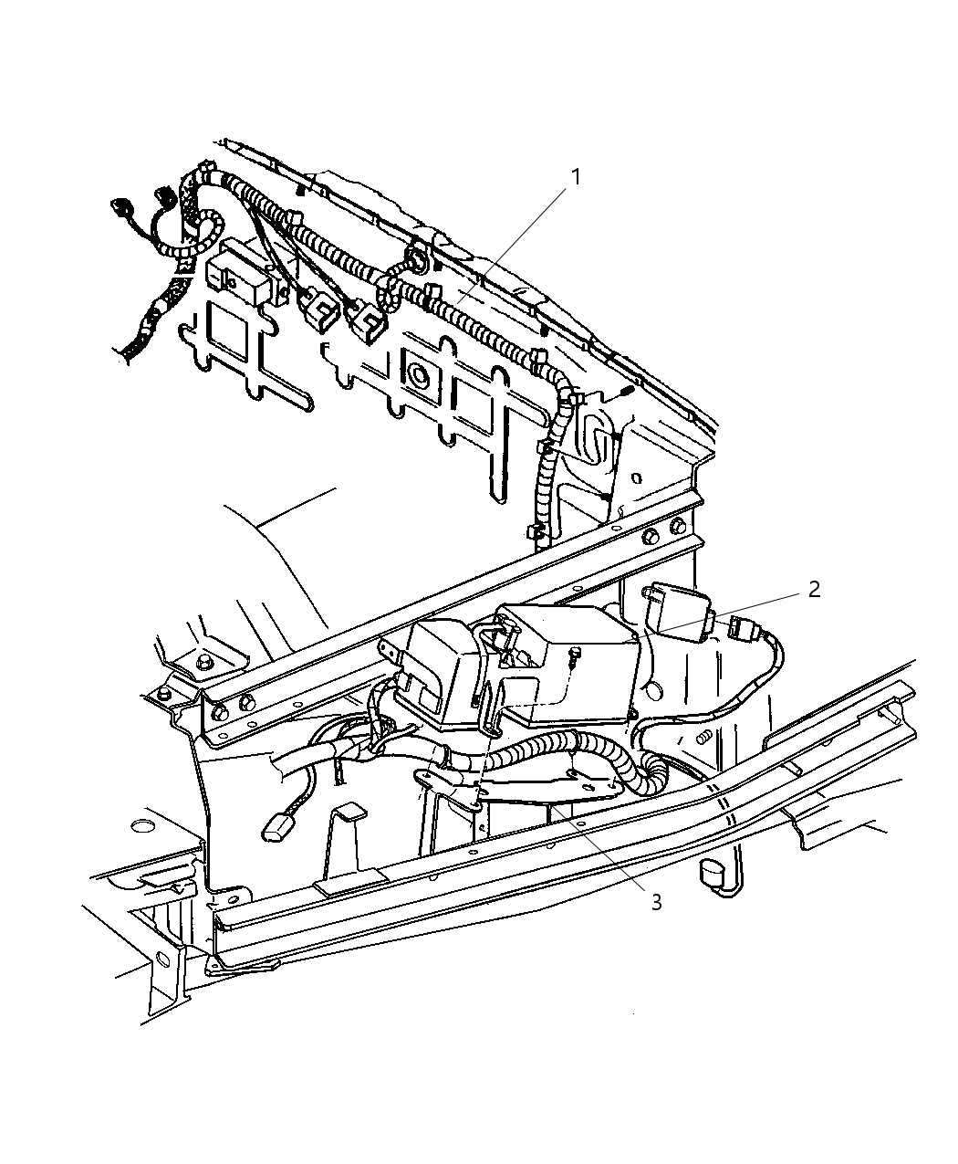 Mopar 4865429AB Wiring-HEADLAMP To Dash