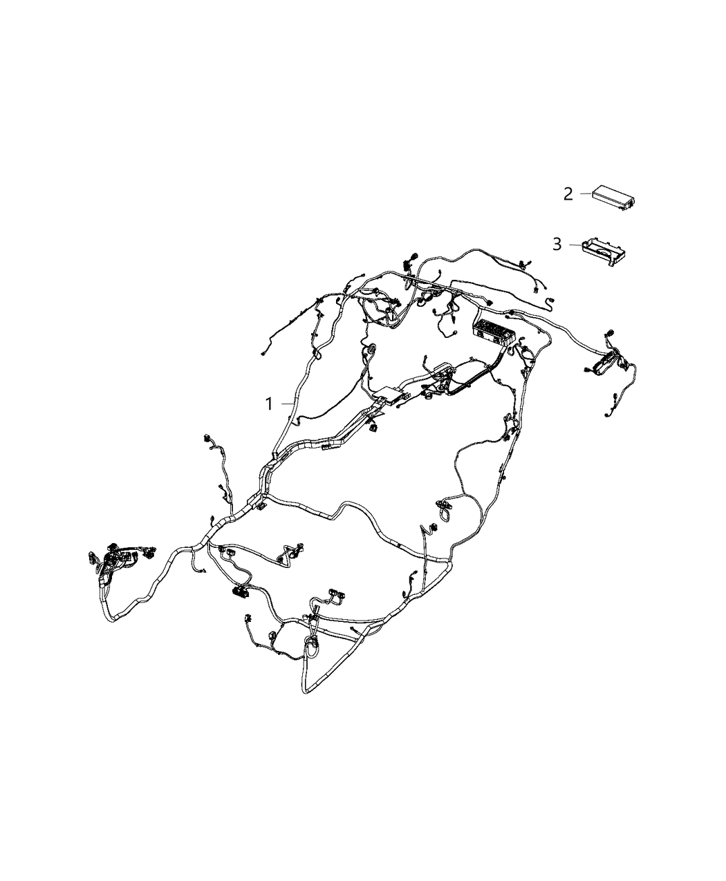 Mopar 68384122AD WIRING-BODY