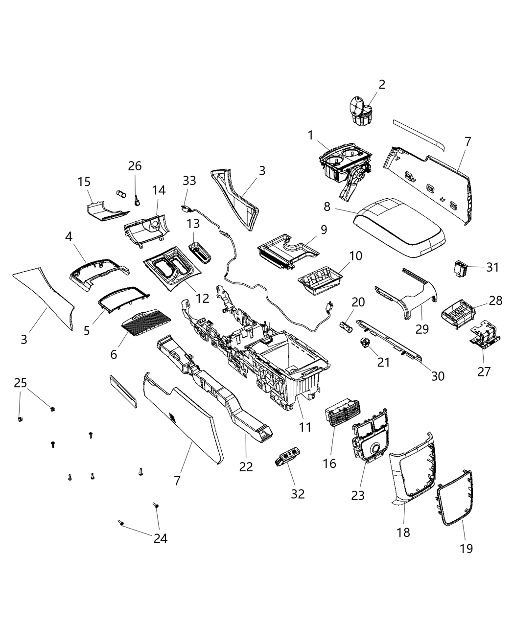 Mopar 68252395AC Wiring-Usb Auxiliary Port