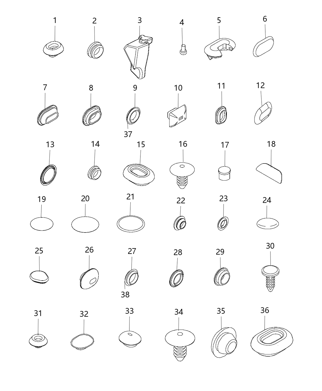 Mopar 5YH21JXWAA Plug