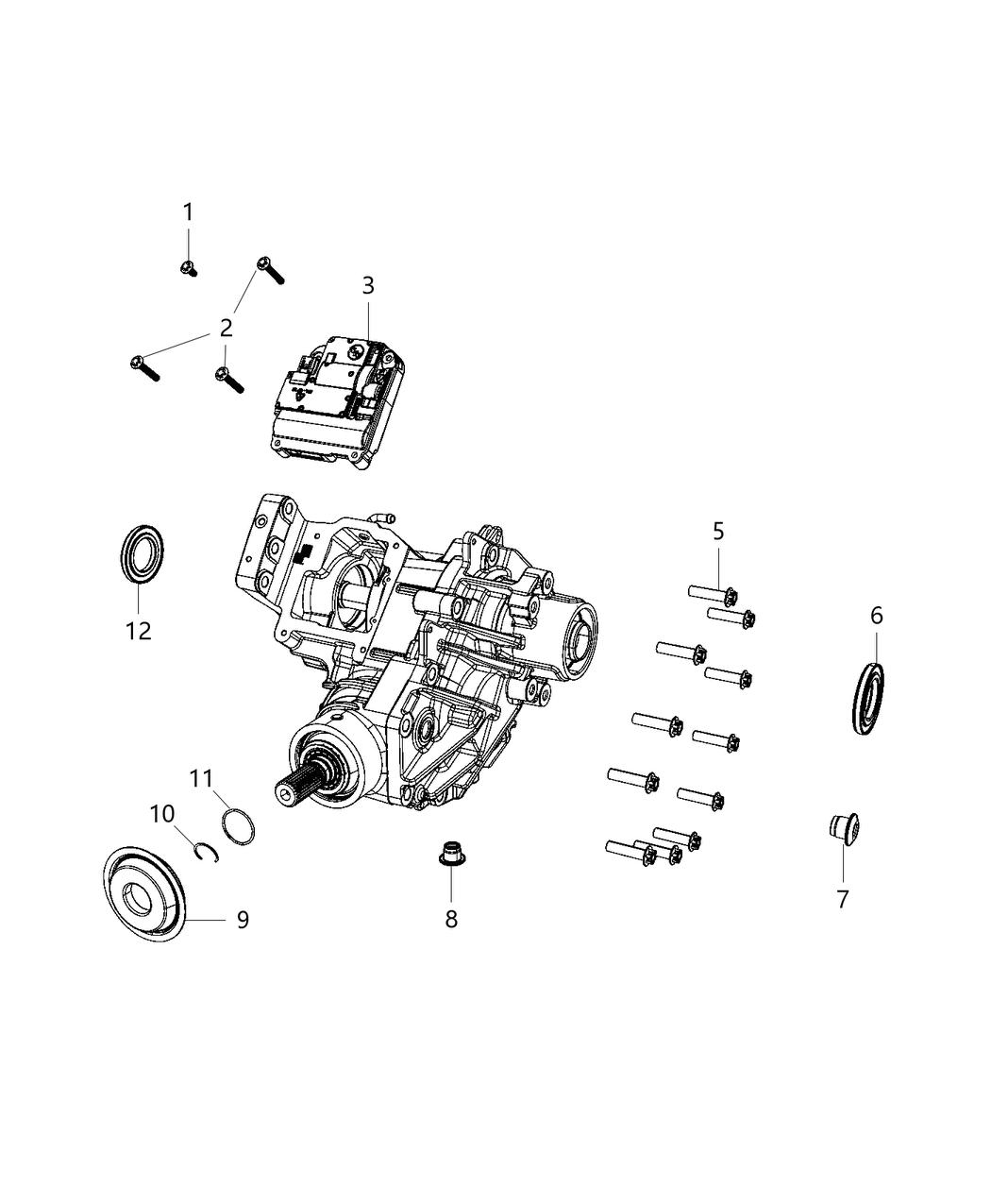 Mopar 68509217AA Bolt-Transfer Case