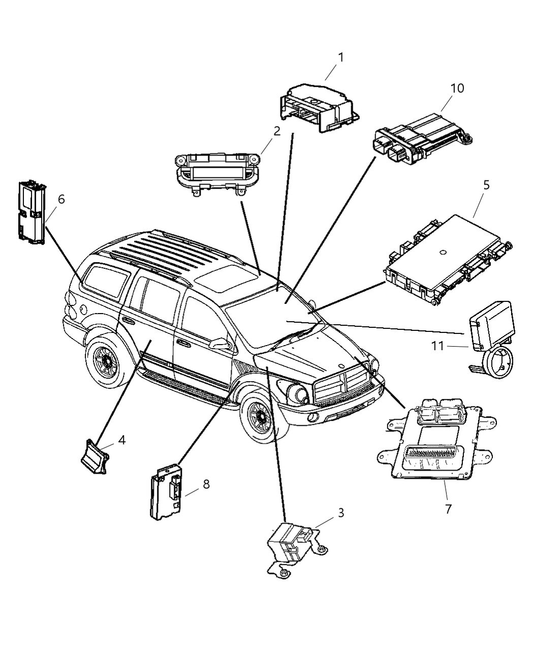 Mopar 56040661AG Module-Front Control