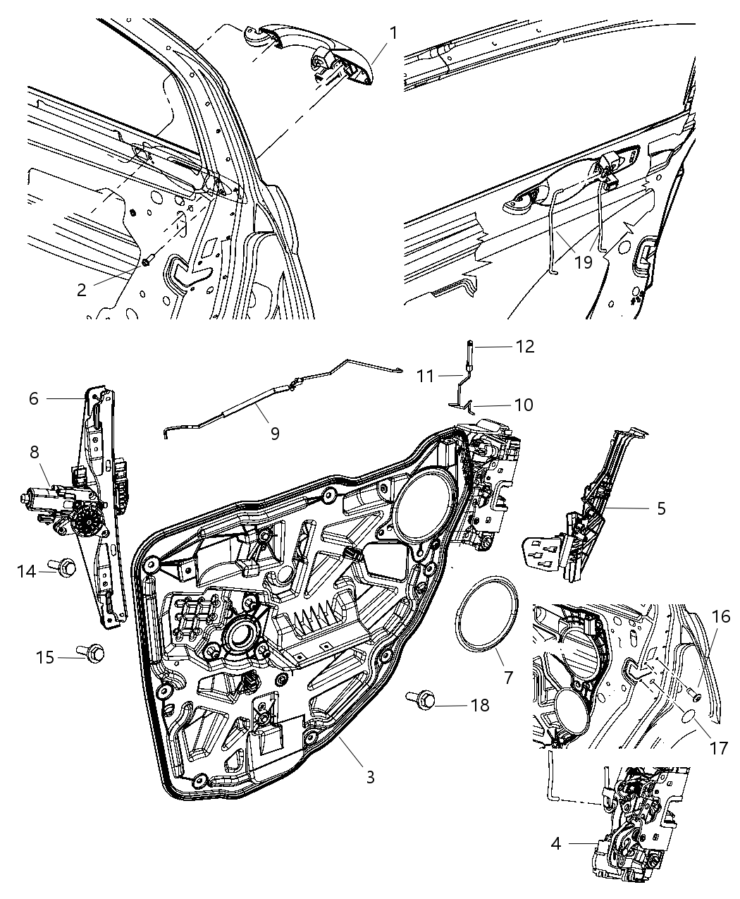 Mopar 1KR97JRMAB Handle-Exterior Door