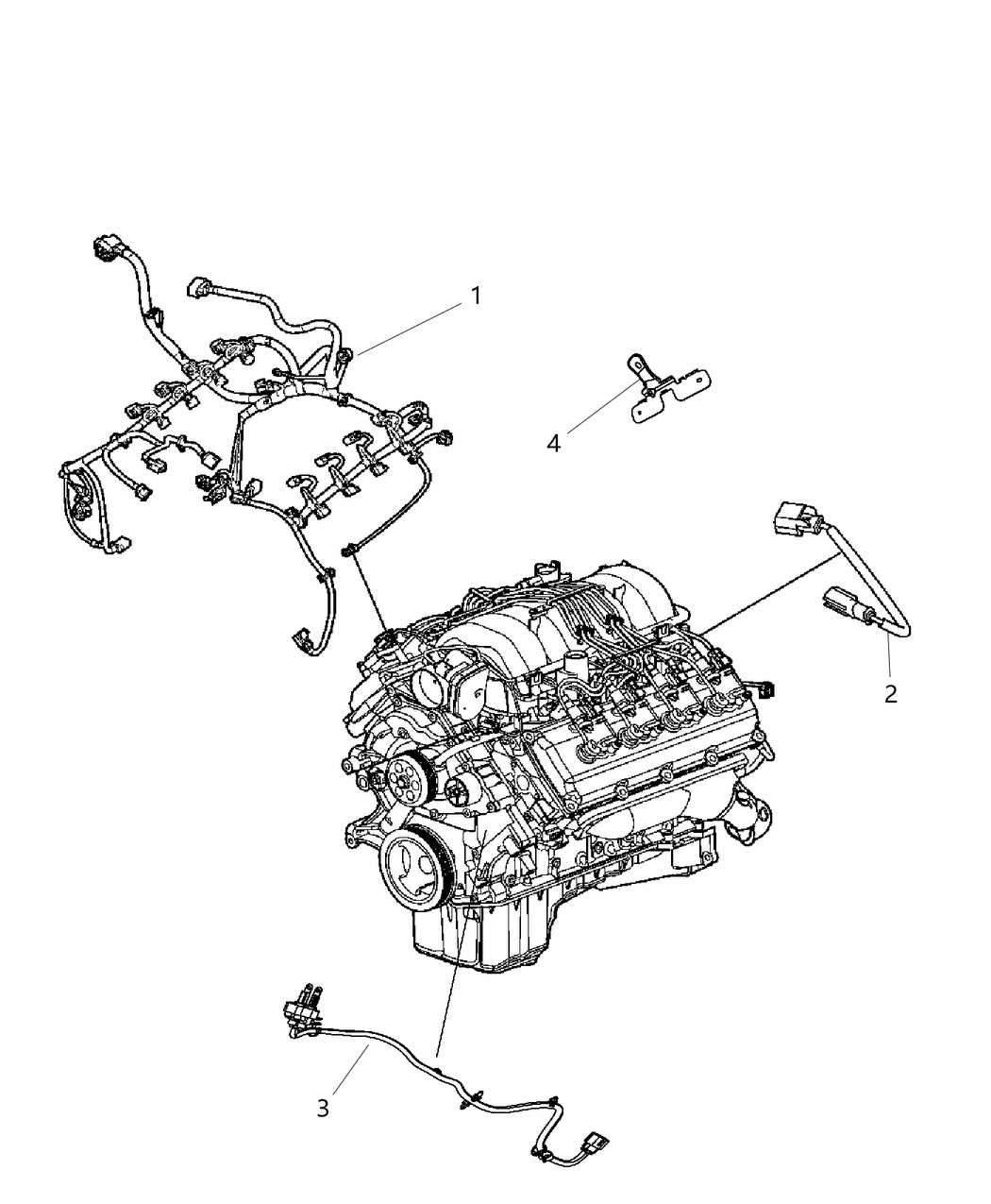 Mopar 68048690AC Wiring-Engine