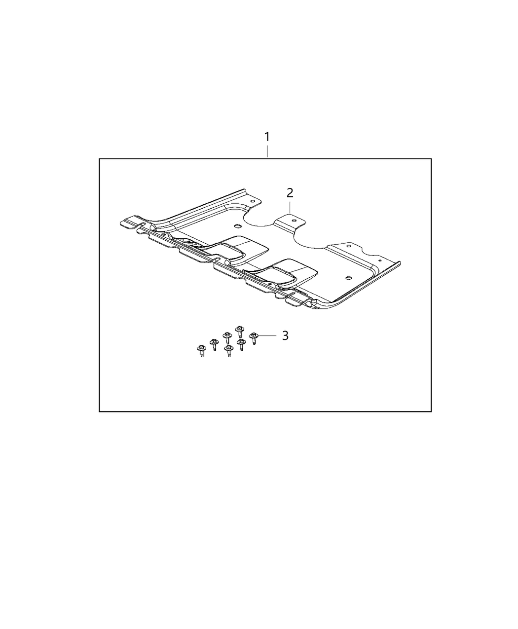 Mopar 82214108 Plate-Oil Pan