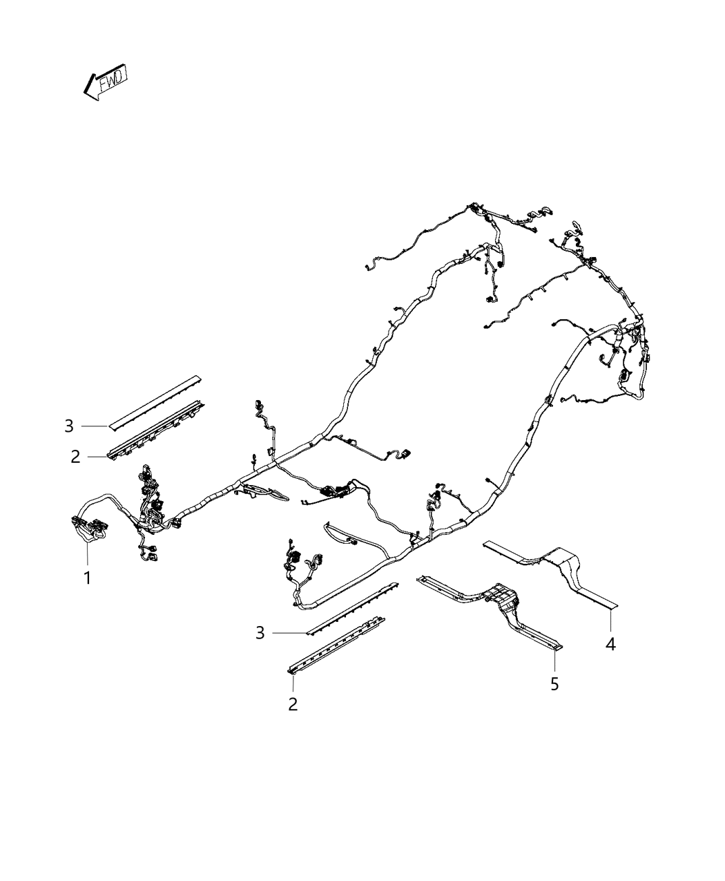 Mopar 68311439AB Wiring-Body