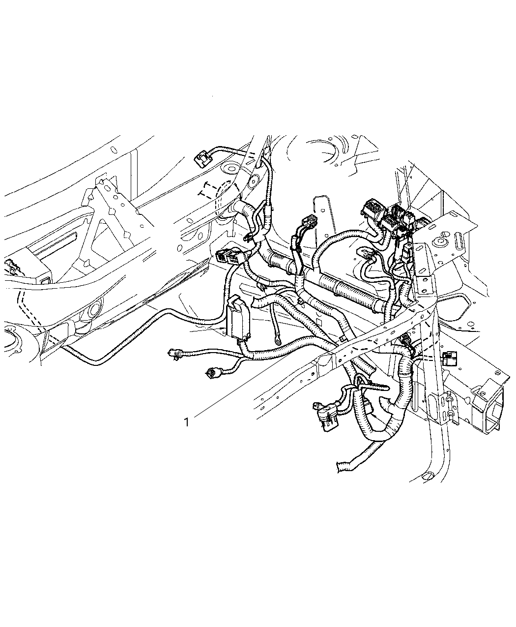 Mopar 4869811AD Wiring-Front End Lighting