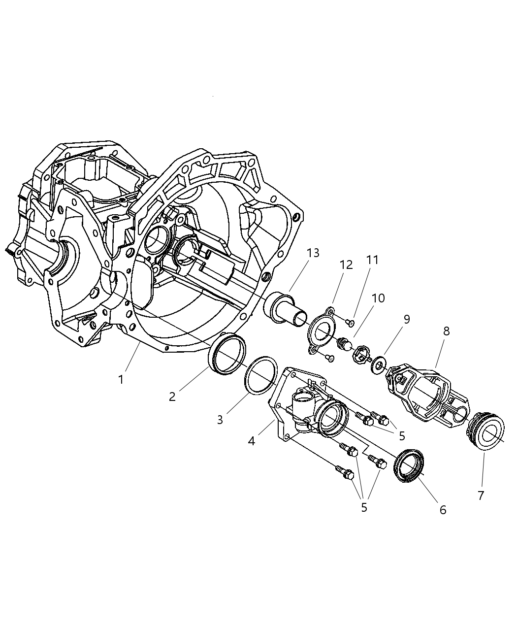 Mopar 5080910AA RETAINER-Transmission Extension Oil