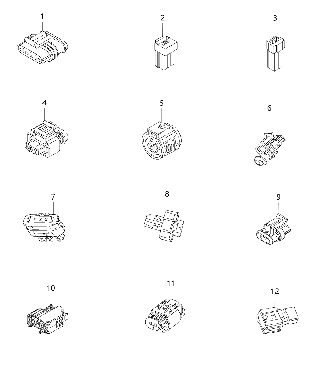 Mopar 68197548AA Connector-Electrical