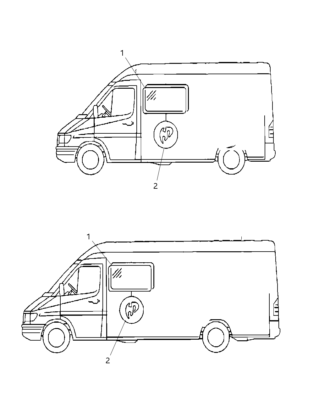 Mopar 68018791AA None-Window Opening