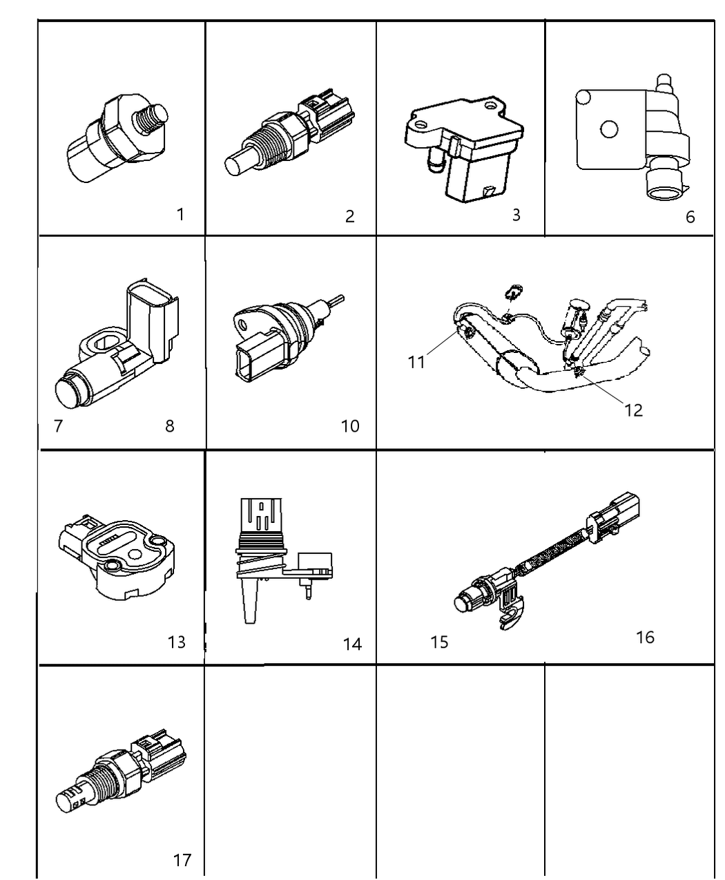 Mopar 4727225AB Oxygen Sensor