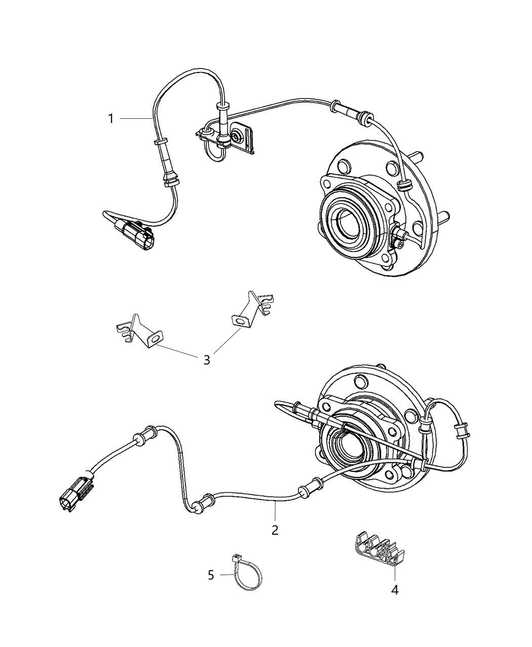 Mopar 68199243AA Clip-Wiring