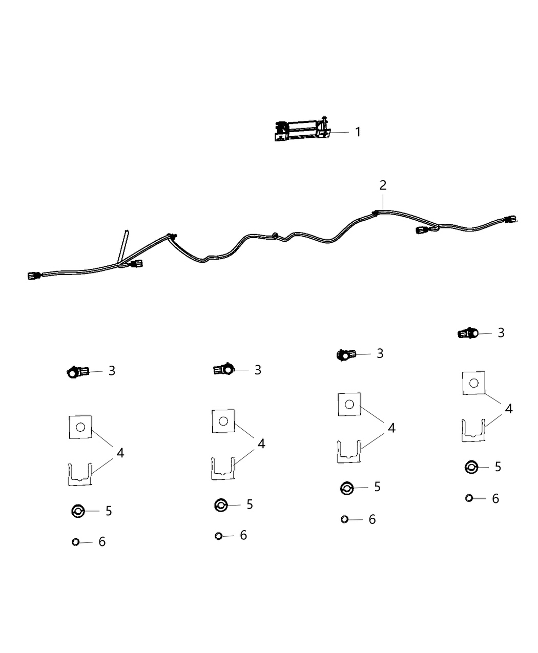 Mopar 68299335AA Wiring-Jumper