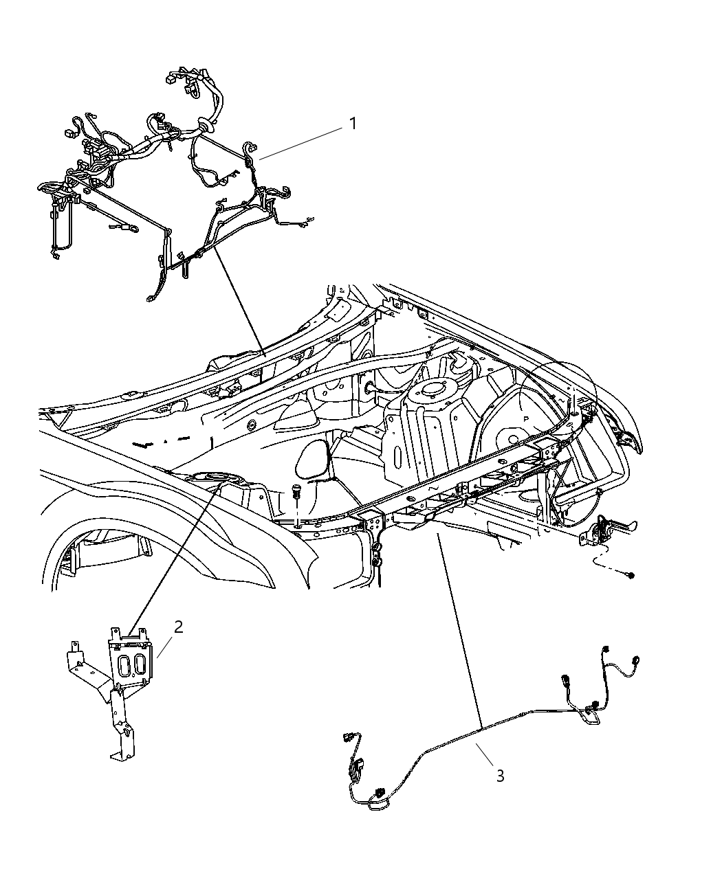 Mopar 4607423AD Wiring-HEADLAMP To Dash