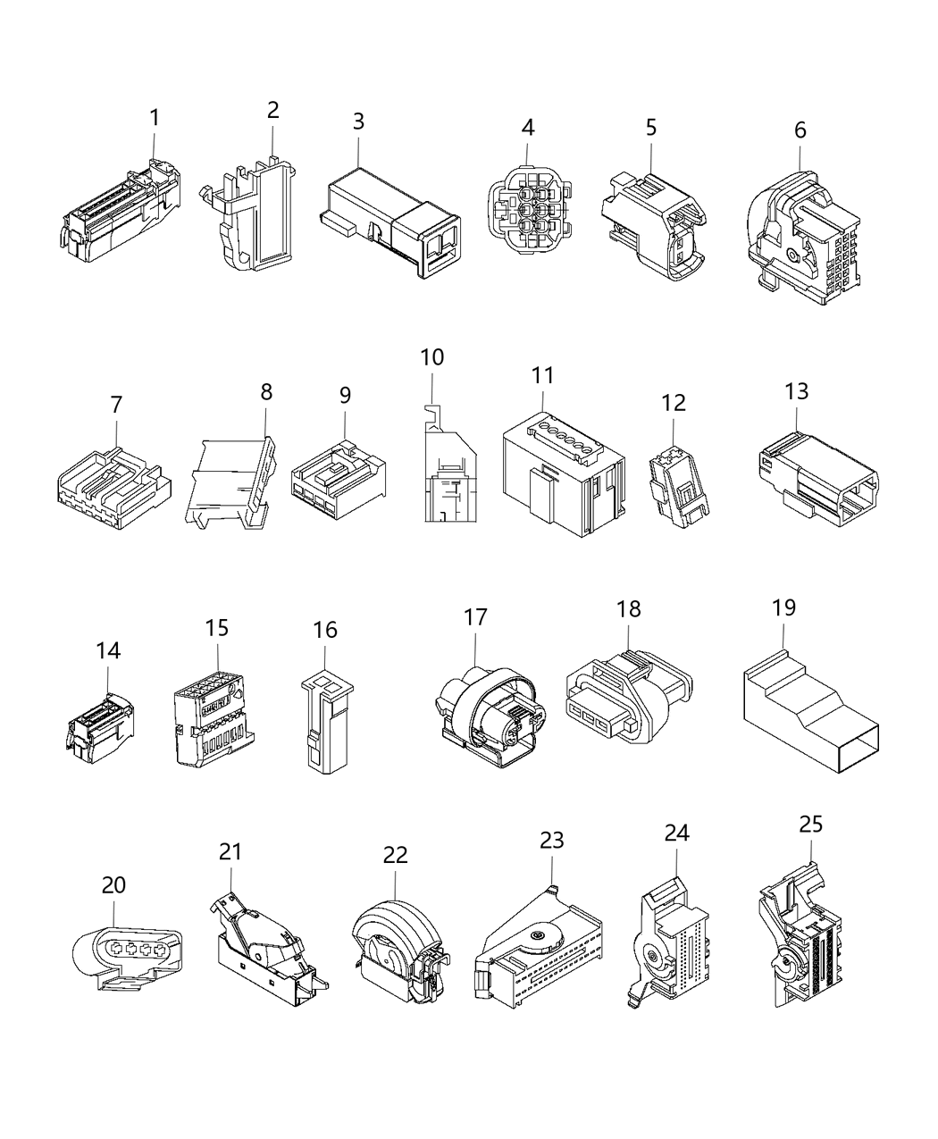 Mopar 68231528AA Connector-Electrical