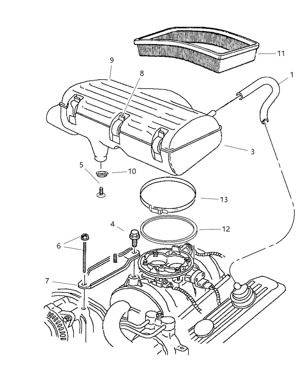 Mopar 53031645AA Bracket-Air Cleaner