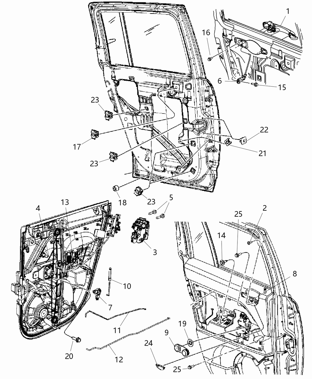 Mopar XU81JBAAG Handle-Exterior Door