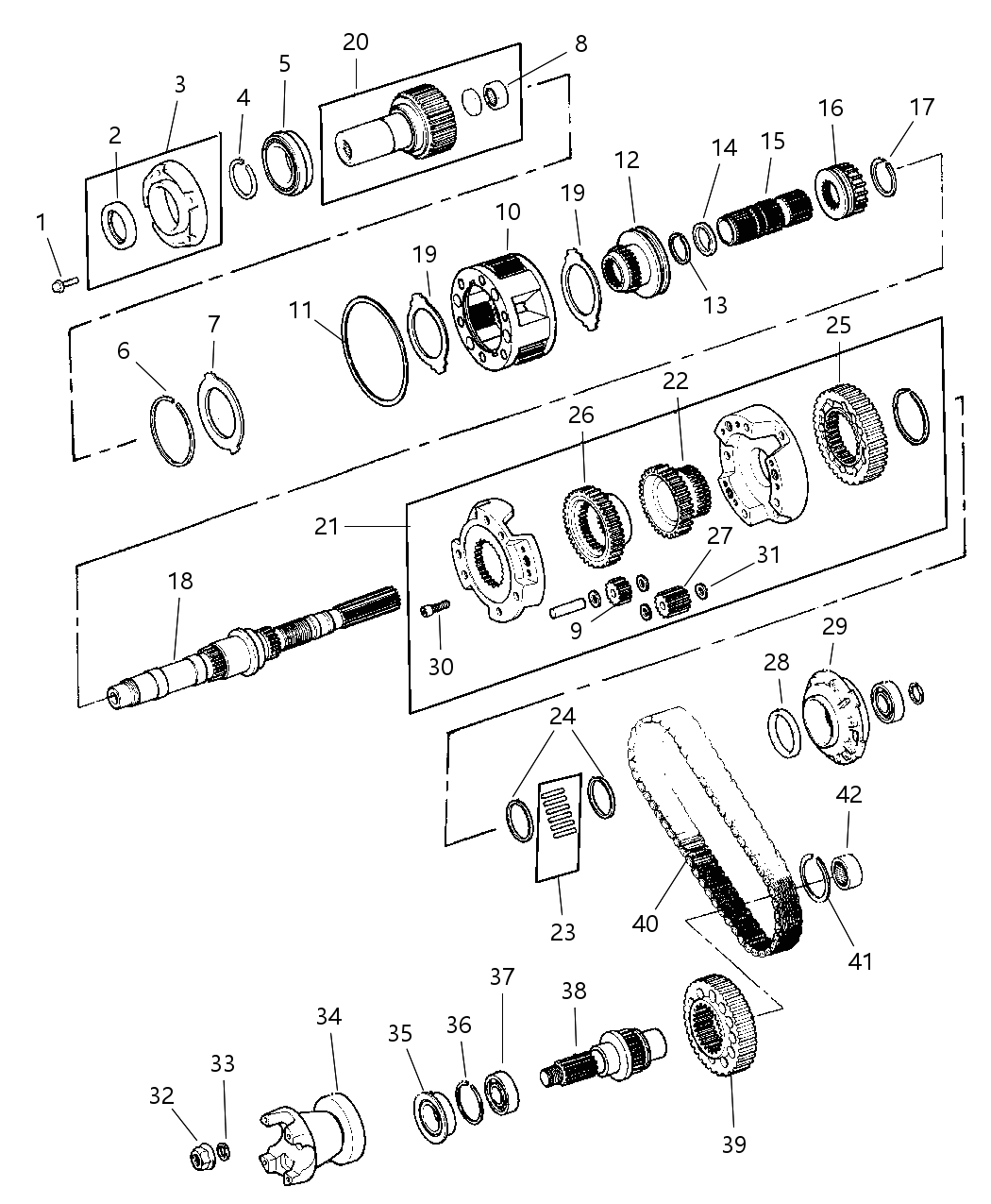 Mopar 5016620AA Shaft-Transfer Case