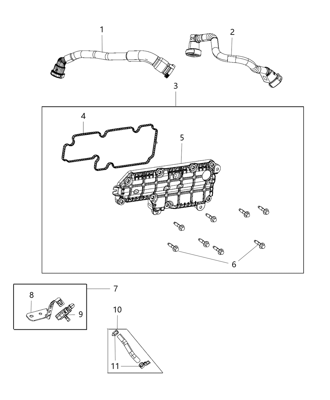 Mopar 68312653AC Sensor-CRANKCASE Pressure