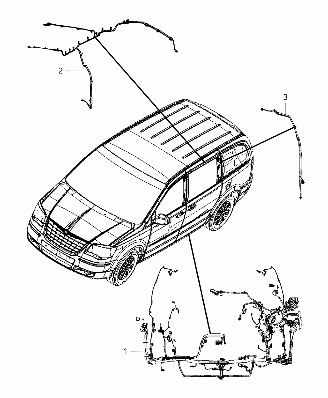 Mopar 68289268AA Wiring-Body