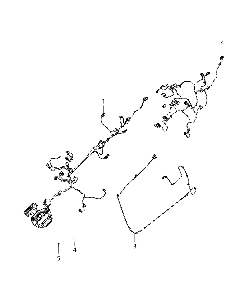 Mopar 68263803AB Wiring-Rear Door