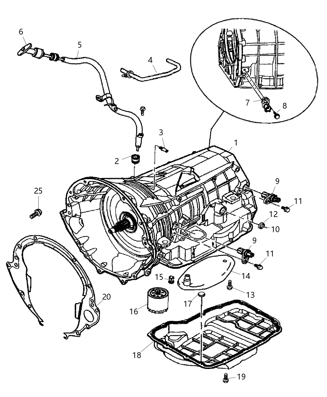 Mopar 53013685AC Tube-Transmission Oil Filler