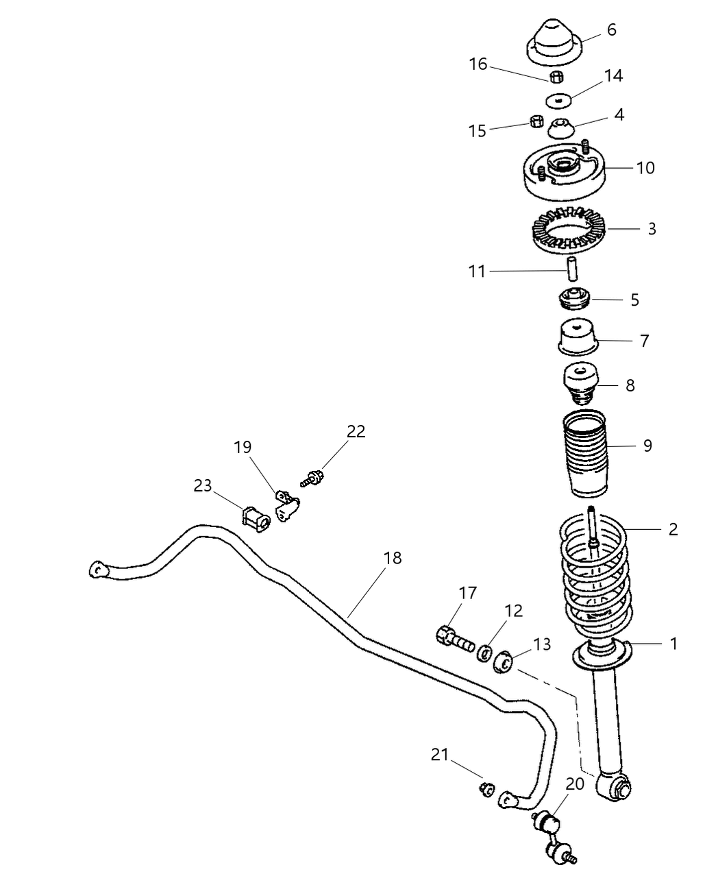 Mopar SG81313 ABSORBER-Suspension