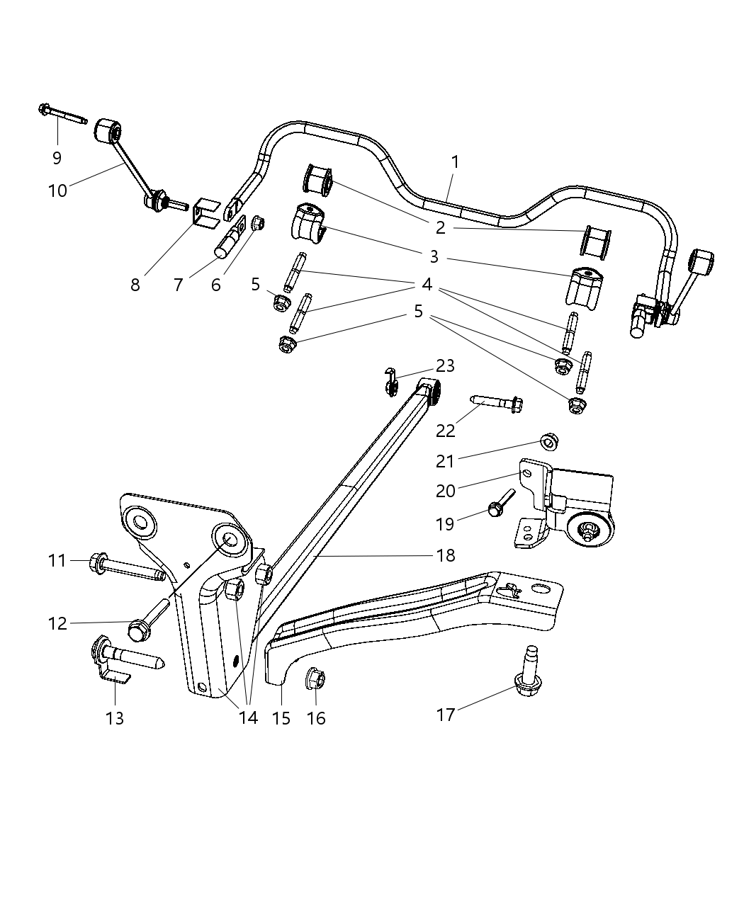 Mopar 6508970AA Bolt-HEXAGON FLANGE Head