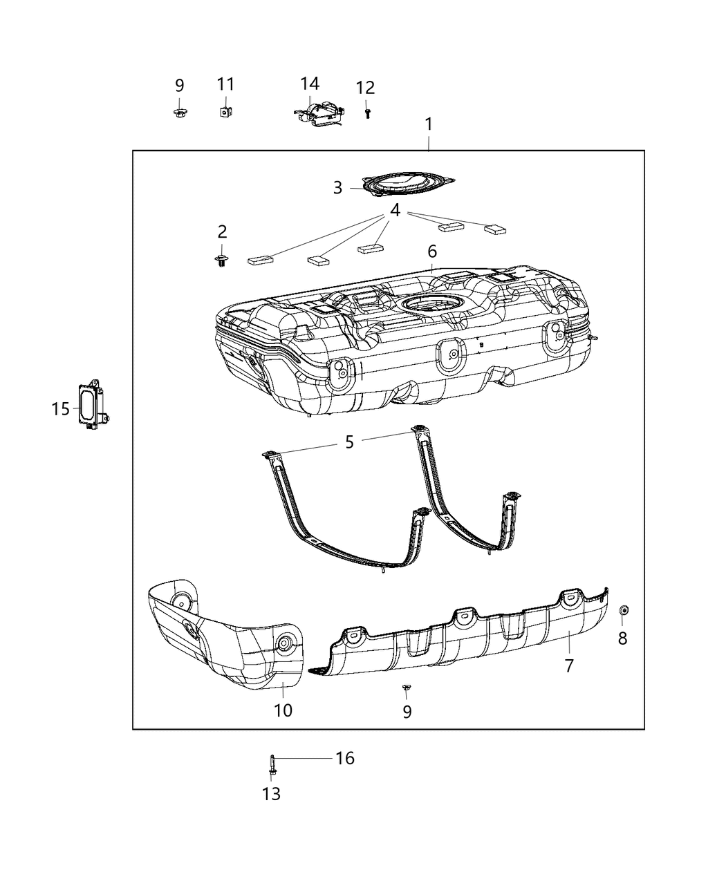 Mopar 68268797AA NUT/RIVET