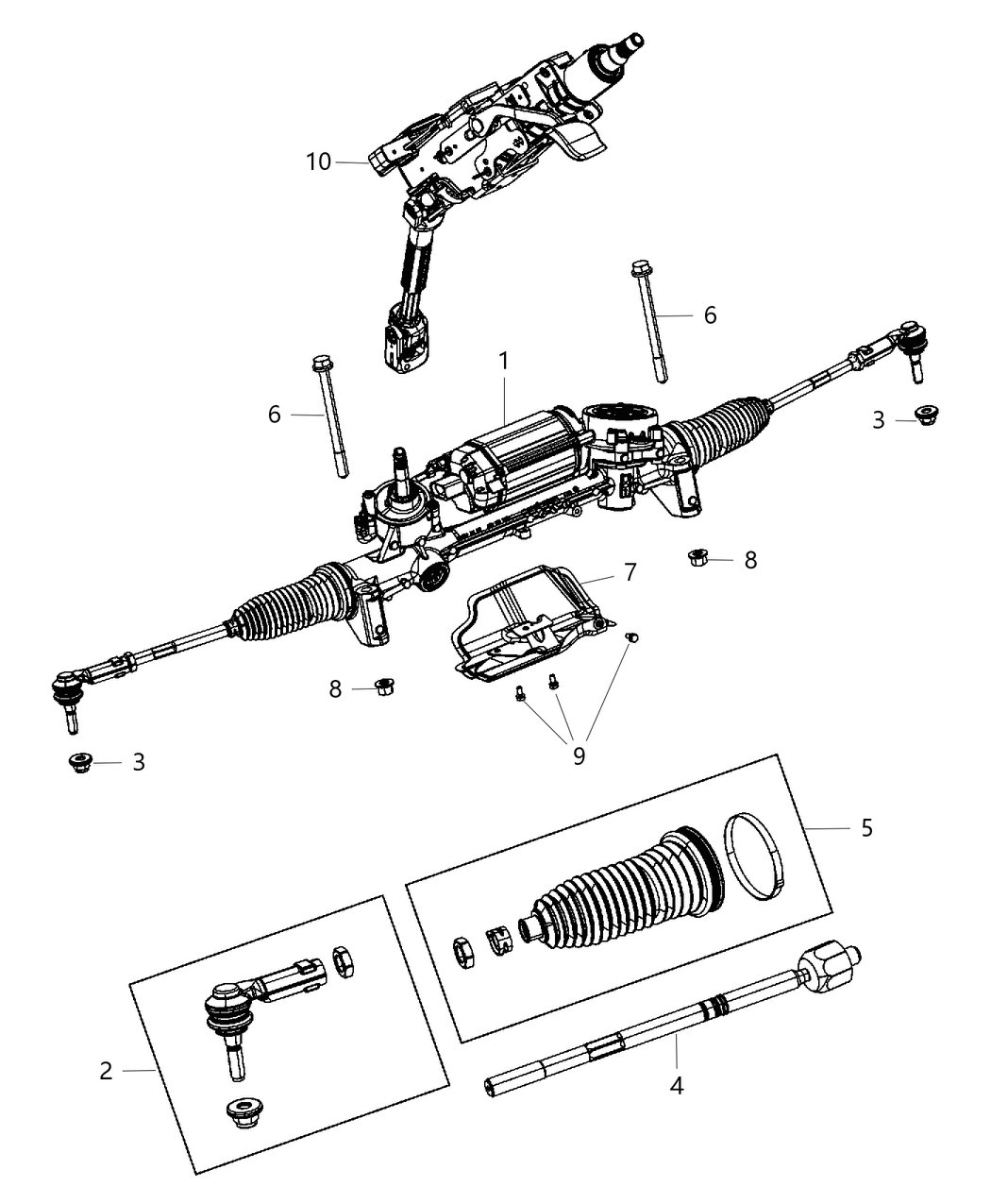 Mopar R8080078AK Rack And Pinion Gear Remanufactured