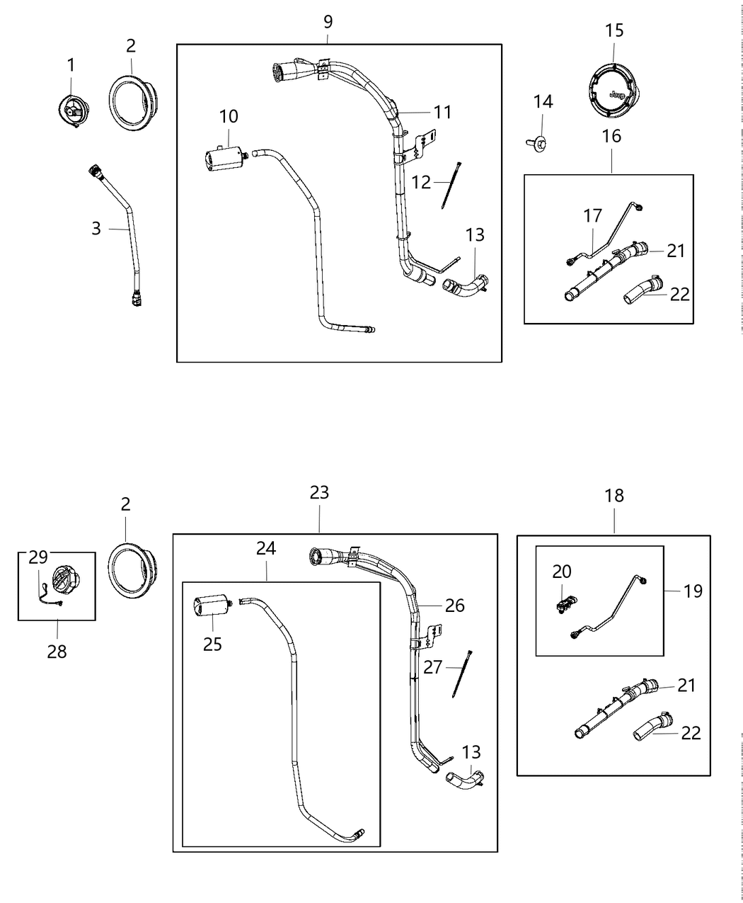 Mopar 5147097AF Tube-Fuel