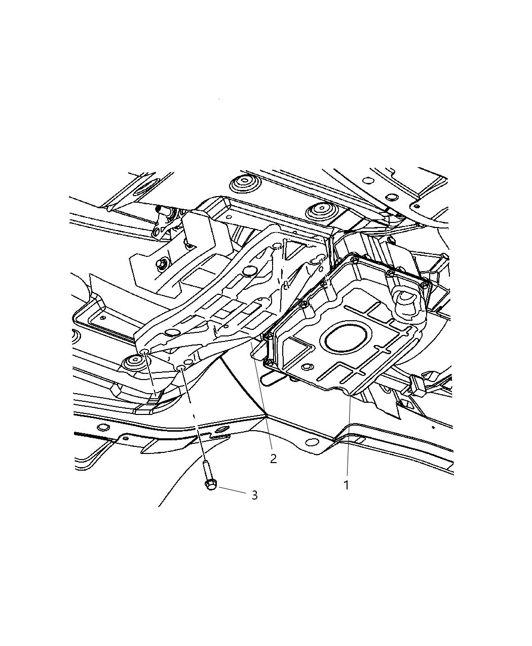 Mopar 4578156AC CROSSMEMBER-Transmission