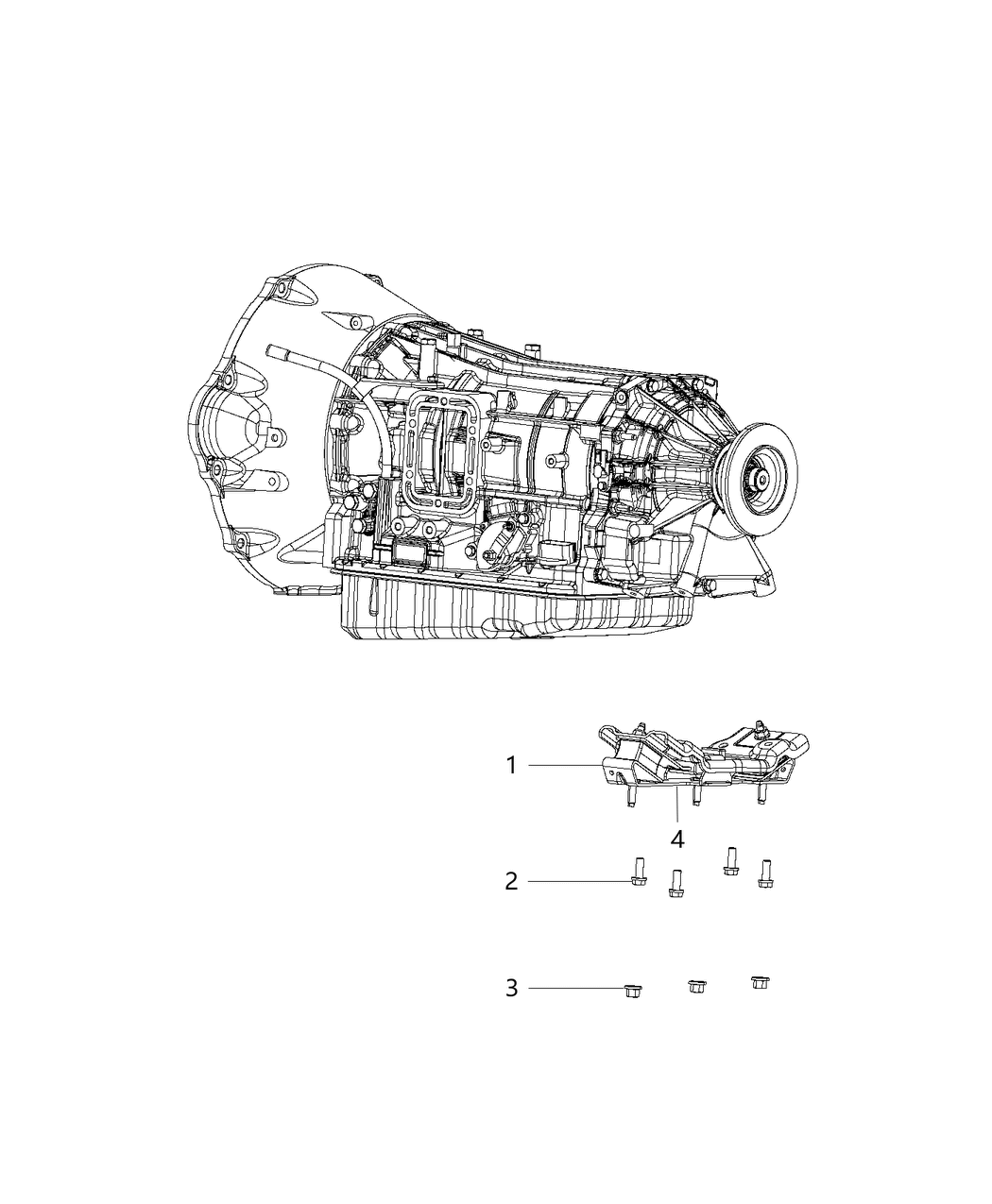 Mopar 68090654AA ISOLATOR-Transmission Mount