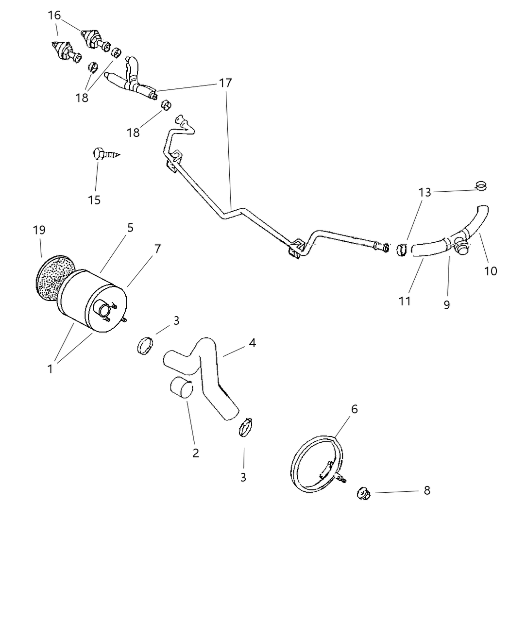 Mopar 53030661AC Tube-ASPIRATOR Downstream